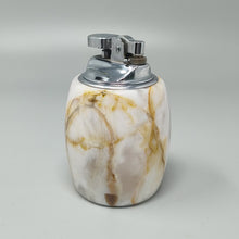 Load image into Gallery viewer, 1960s Mid-Century Modern Italian Onyx Smoking Set with Table Lighter &amp; Ashtray Madinteriorart by Maden
