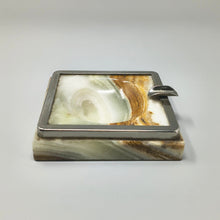 Load image into Gallery viewer, 1960s Mid-Century Modern Italian Onyx Smoking Set with Table Lighter &amp; Ashtray Madinteriorart by Maden
