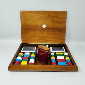 1960s Original Gorgeous Playing Cards Box by Piero Fornasetti in Excellent condition. Made in Italy Madinteriorart by Maden
