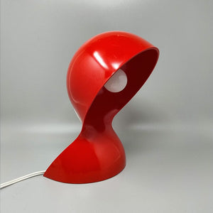 1960s Original Red Dalù Table Lamp by Vico Magistretti for Artemide (Not a Replica) Madinteriorart by Maden