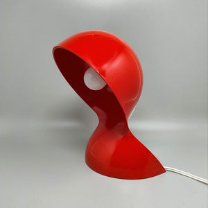 1960s Original Red Dalù Table Lamp by Vico Magistretti for Artemide (Not a Replica) Madinteriorart by Maden