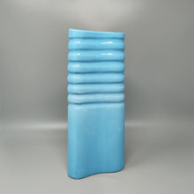 Load image into Gallery viewer, 1960s Stunning Blue Vase in Laveno Ceramic. Made in Italy Madinteriorartshop by Maden
