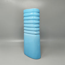 Load image into Gallery viewer, 1960s Stunning Blue Vase in Laveno Ceramic. Made in Italy Madinteriorartshop by Maden
