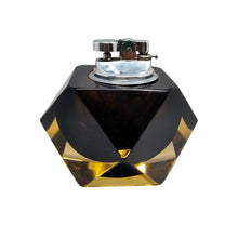 Load image into Gallery viewer, 1960s Stunning Brown and Yellow Table Lighter in Murano Sommerso Glass By Flavio Poli for Seguso Madinteriorart by Maden
