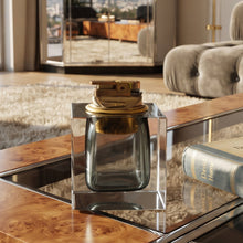Load image into Gallery viewer, 1960s Stunning Grey Table Lighter in Murano Sommerso Glass By Flavio Poli for Seguso Madinteriorart by Maden
