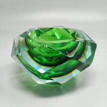 Load image into Gallery viewer, 1960s Stunning Large Green and Yellow Ashtray/Bowl/Catchall By Flavio Poli for Seguso Madinteriorart by Maden
