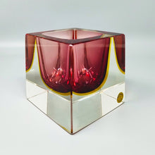 Load image into Gallery viewer, 1960s Stunning Large Murano Pink Ashtray or Catch-All By Flavio Poli for Seguso Madinteriorart by Maden
