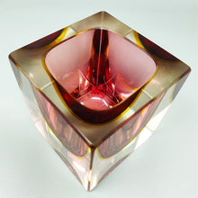 Load image into Gallery viewer, 1960s Stunning Large Murano Pink Ashtray or Catch-All By Flavio Poli for Seguso Madinteriorart by Maden
