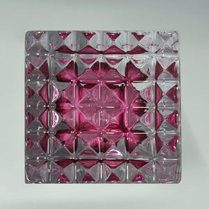 1960s Stunning Pink Ashtray or Catchall By Flavio Poli for Seguso. Made in Italy Madinteriorart by Maden