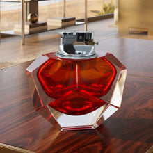 Load image into Gallery viewer, 1960s Stunning Red Table Lighter in Murano Sommerso Glass By Flavio Poli for Seguso Madinteriorart by Maden
