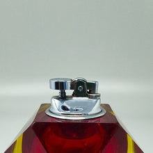 Load image into Gallery viewer, 1960s Stunning Table Lighter in Murano Sommerso Glass By Flavio Poli for Seguso Madinteriorart by Maden
