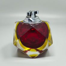 Load image into Gallery viewer, 1960s Stunning Table Lighter in Murano Sommerso Glass By Flavio Poli for Seguso Madinteriorart by Maden
