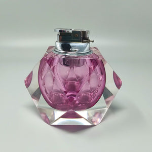 1960s Stunning Table Lighter in Murano Sommerso Glass By Flavio Poli for Seguso Madinteriorart by Maden