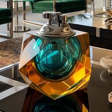 Load image into Gallery viewer, 1960s Murano Sommerso Glass Table Lighter by Flavio Poli for Seguso
