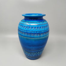 Load image into Gallery viewer, 1960s Stunning Vase by Aldo Londi for Bitossi &quot;Blue Rimini Collection&quot; Madinteriorartshop by Maden
