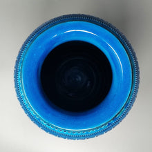 Load image into Gallery viewer, 1960s Stunning Vase by Aldo Londi for Bitossi &quot;Blue Rimini Collection&quot; Madinteriorartshop by Maden
