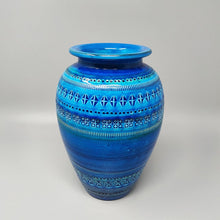 Load image into Gallery viewer, 1960s Stunning Vase by Aldo Londi for Bitossi &quot;Blue Rimini Collection&quot; Madinteriorartshop by Maden
