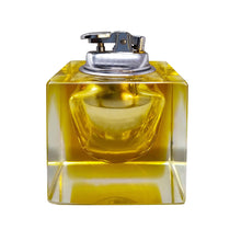 Load image into Gallery viewer, 1960s Stunning Yellow Table Lighter in Murano Sommerso Glass By Flavio Poli for Seguso Madinteriorart by Maden

