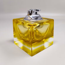Load image into Gallery viewer, 1960s Stunning Yellow Table Lighter in Murano Sommerso Glass By Flavio Poli for Seguso Madinteriorart by Maden
