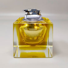 Load image into Gallery viewer, 1960s Stunning Yellow Table Lighter in Murano Sommerso Glass By Flavio Poli for Seguso Madinteriorart by Maden
