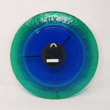 Load image into Gallery viewer, 1960s Mid-Century Modern Murano Glass Wall Clock by Cà dei Vetrai

