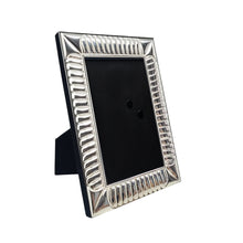 Load image into Gallery viewer, 1970s Gorgeous Photo Frame in Silver Plated with Glass. Made in Italy

