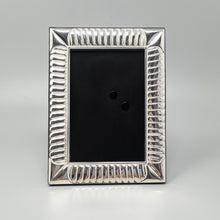 Load image into Gallery viewer, 1970s Gorgeous Photo Frame in Silver Plated with Glass. Made in Italy

