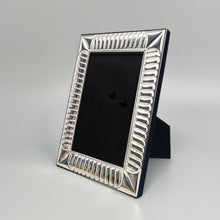 Load image into Gallery viewer, 1970s Gorgeous Photo Frame in Silver Plated with Glass. Made in Italy
