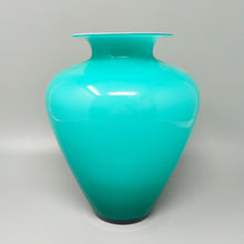 Load image into Gallery viewer, 1970s Exquisite Murano Glass Aquamarine Vase by Ca' dei Vetrai
