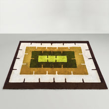 Load image into Gallery viewer, 1970s Gorgeous Geometric Space Age Rug in Wool. Made in Italy
