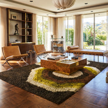 Load image into Gallery viewer, 1970s Gorgeous Space Age Luxury Rug by Desso with Original Label.
