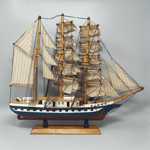 Load image into Gallery viewer, 1970s Astonishing Belem Model Ship. Handmade. Made in England Madinteriorart by Maden
