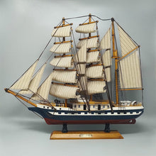 Load image into Gallery viewer, 1970s Astonishing Belem Model Ship. Handmade. Made in England Madinteriorart by Maden
