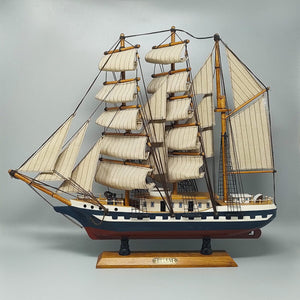 1970s Astonishing Belem Model Ship. Handmade. Made in England Madinteriorart by Maden