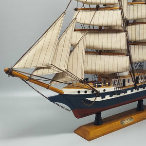 1970s Astonishing Belem Model Ship. Handmade. Made in England Madinteriorart by Maden