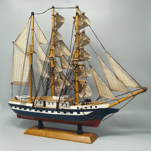 1970s Astonishing Belem Model Ship. Handmade. Made in England Madinteriorart by Maden