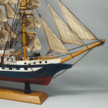 Load image into Gallery viewer, 1970s Astonishing Belem Model Ship. Handmade. Made in England Madinteriorart by Maden
