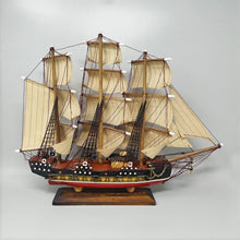 Load image into Gallery viewer, 1970s Astonishing Bergantin Siglo XVIII Model Ship. Handmade. Made in England Madinteriorart by Maden
