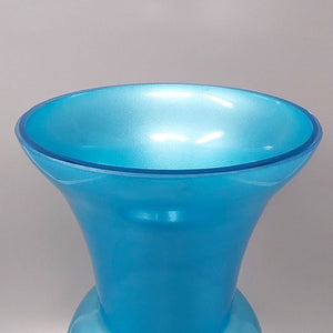 1970s Astonishing Blue Vase by Jean Close' for Michielotto. Made in Italy Madinteriorart by Maden