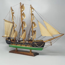 Load image into Gallery viewer, 1970s Astonishing Fragata Siglo XVIII Model Ship. Handmade. Made in England Madinteriorart by Maden
