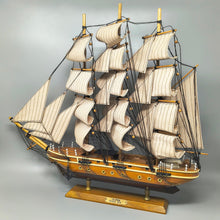 Load image into Gallery viewer, 1970s Astonishing Fragata Siglo XVIII Model Ship. Handmade. Made in England Madinteriorart by Maden
