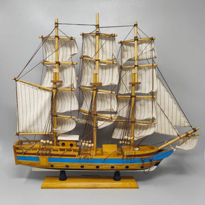 1970s Astonishing HMS Endeavour Model Ship. Handmade. Made in England Madinteriorart by Maden