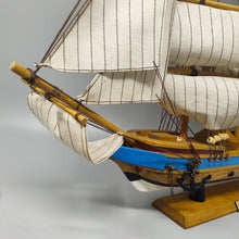 Load image into Gallery viewer, 1970s Astonishing HMS Endeavour Model Ship. Handmade. Made in England Madinteriorart by Maden
