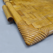 Load image into Gallery viewer, 1970s Astonishing Italian Tray in Bamboo, Rattan and Wicker. Made in Italy Madinteriorart by Maden
