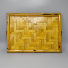 Load image into Gallery viewer, 1970s Astonishing Italian Tray in Bamboo, Rattan and Wicker. Made in Italy Madinteriorart by Maden
