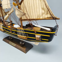 Load image into Gallery viewer, 1970s Astonishing Swift 1778 Model Ship. Handmade. Made in England. Madinteriorart by Maden
