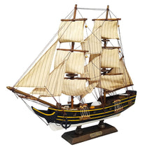 Load image into Gallery viewer, 1970s Astonishing Swift 1778 Model Ship. Handmade. Made in England. Madinteriorart by Maden
