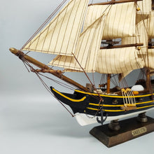 Load image into Gallery viewer, 1970s Astonishing Swift 1778 Model Ship. Handmade. Made in England. Madinteriorart by Maden
