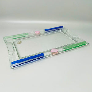 1970s Astonishing Tray By Albatros in Murano Glass. Made in Italy Madinteriorart by Maden
