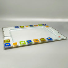 Load image into Gallery viewer, 1970s Astonishing Tray By Albatros in Murano Glass. Made in Italy Madinteriorart by Maden
